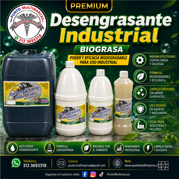 Desengrasante Industrial Biograsa